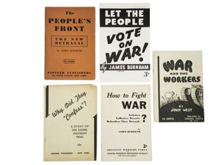 Five Early Pamphlets by James Burnham: (1) War and the Workers, (2) Why Did They “Confess”? A Study of the Radek-Piatakov Trial, (3) The People’s Front: The New Betrayal, (4) How to Fight War: Isolation? Collective Security? Relentless Class Struggle?, and (5) Let the People Vote on the War!