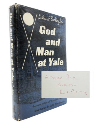 Item #45 God and Man at Yale: The Superstitions of “Academic Freedom” [With Inscription]....