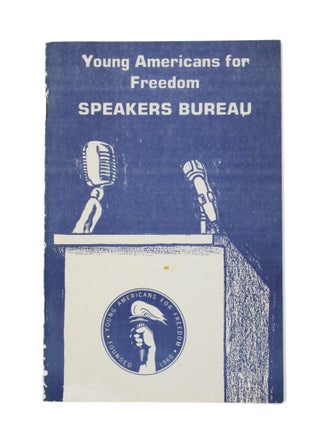 Item #50 Speakers Bureau [Pamphlet]. Young Americans for Freedom