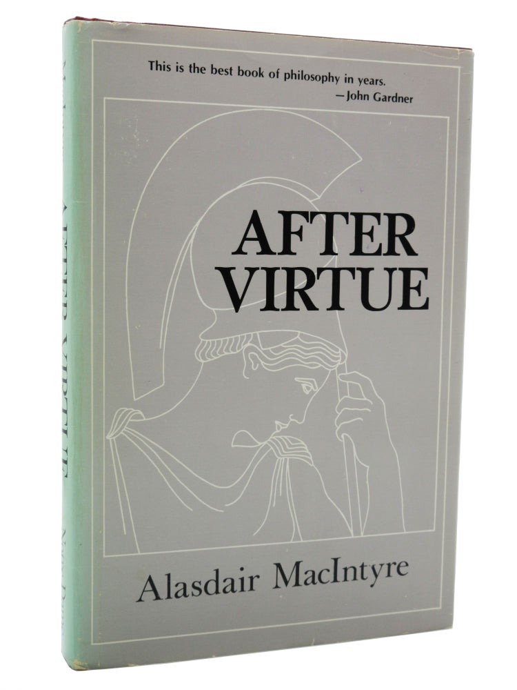 Item #57 After Virtue: A Study in Moral Theory. Alasdair MacIntyre.