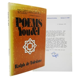 Item #86 Poems You & I [Association Copy with Inscription and Laid-in Letter to Karl Hess]. Ralph...